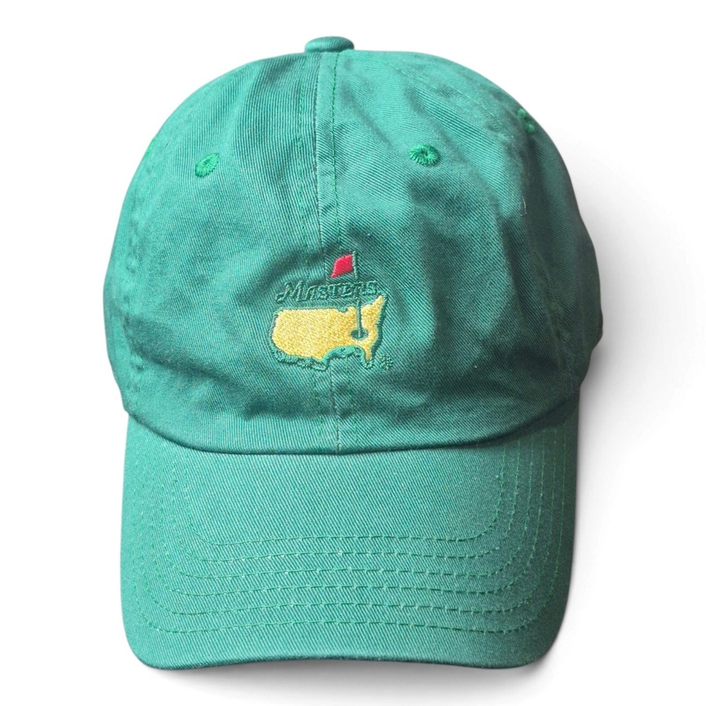 Masters American Needle Golf Hat Green Adjustable Strapback Augusta Logo Cap